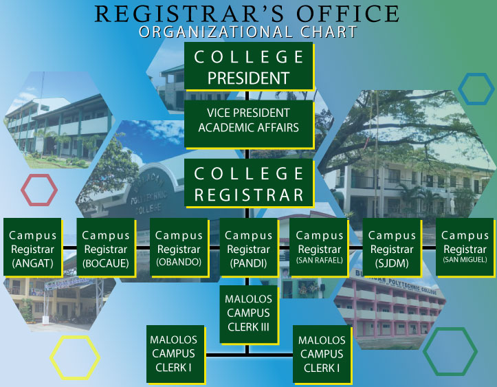 Registrar's Office Organizational Chart