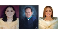 Mula kaliwa: Maria Erica SD. Dumlao, Doc. Eliseo Amaninche at Doc. Rosemarie S. Guirre